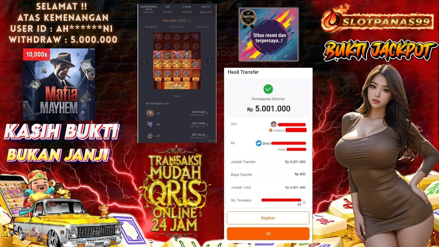 SLOTPANAS99 JACKPOT SLOT MAFIA MAYHEM
